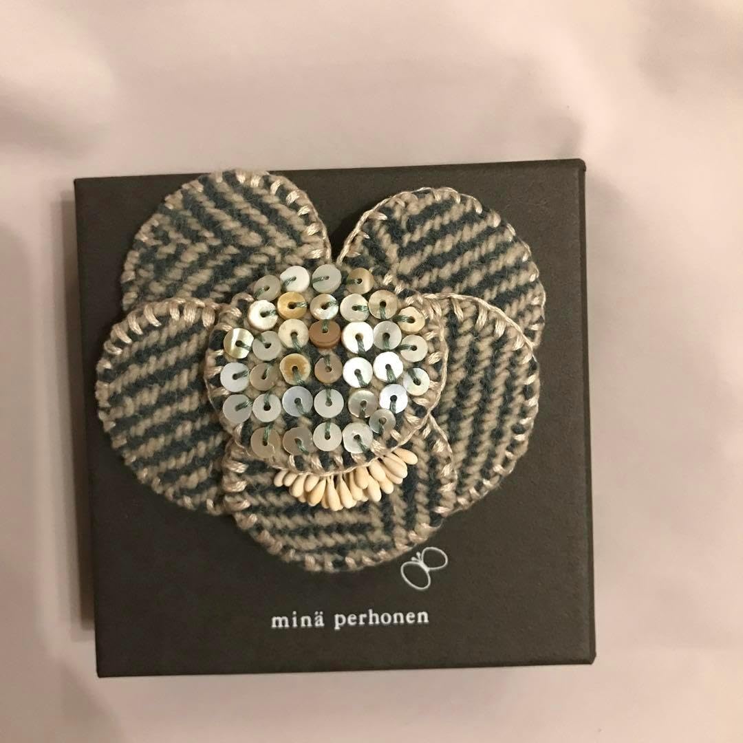 HoneyMew ハニーミュウ アームカバー付き千鳥柄ワンピ ワンピース グレー